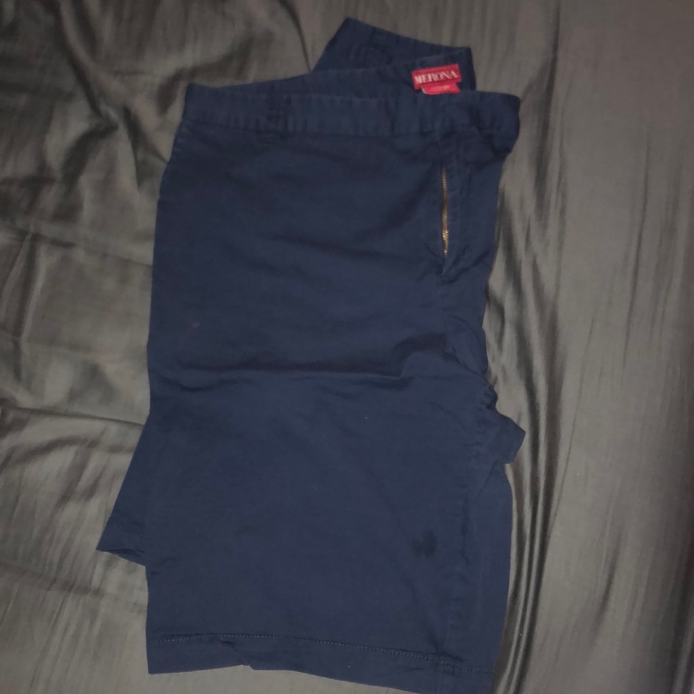 Navy Shorts knee length